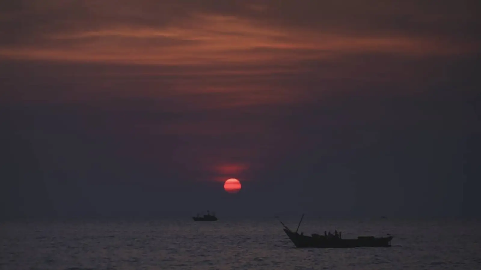 Sunset on the beach